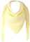 FASHION YOU WANT XXL Tuch 23 Farben Farbwahl Halstuch Musselintuch Musselin Damen Damenhalstuch Dreieckstuch Schal Herren Männer Frauen Herrenhalstuch Dreieckig leicht (einlagig)) (hellgelb)