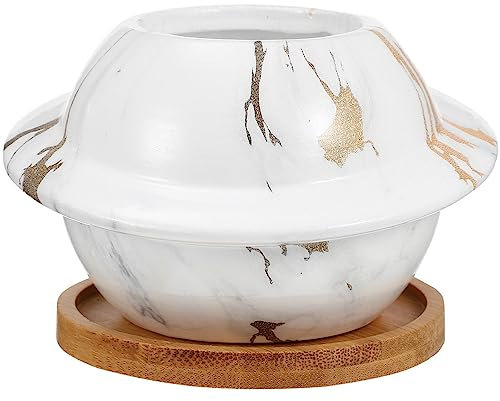 Yardwe 1 Satz Planeten Blumentopf Planeten-Kaktus-Topf Planet Blumenpflanzer Pflanzgefäß in Planetenform Sukkulentöpfe Aus Keramik Saftig Kleiner Blumenständer Seerose Eukalyptus