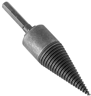DOITOOL Holzspaltbohrer Mit Stahlhülsenschmiede Für Hartholz Und Weichholz Elektrischer Holzspalter Bohrer 14.5X3.5 Cm Mit Anti-Rutsch- Für Langlebige Nutzung