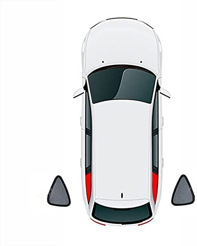 HOMAKS Parasol Ventana Lateral Coche para Volvo New XC60 2017-2023, Transpirable Calor Protección Parasoles Ventanas Laterales Boquear Interior Accesorios,C/2 Triangular Window