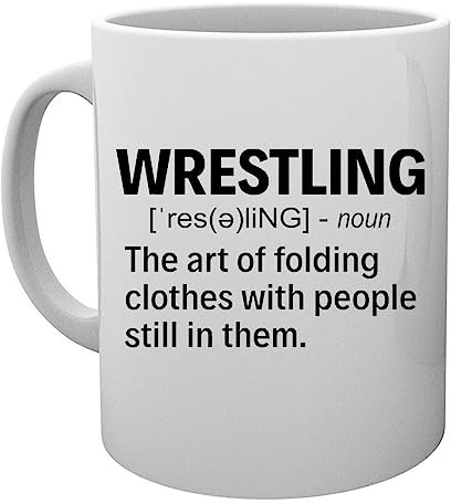 Wrestling Definition Becher Tasse Mug Cup