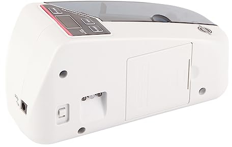 Tragbare Mini-Geldzählmaschine, Tragbare Mini-Geldzählmaschine für Multinationale Währungen, Praktischer Banknotenzähler (EU-Stecker)