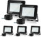 Herrselsam Projecteur LED 20W, 5PCS Spot LED Extérieur Blanc Chaud 3000K, Projecteur Extérieur Super Lumineux 1700LM, IP66 Etanche Éclairage mural d'extérieur pour Atelier Dépôt (Sans prise)