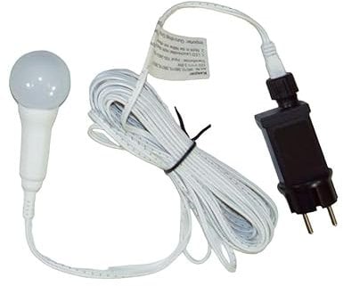 GURU SHOP LED Beleuchtungsset für Außensterne, Außenleuchten, Papiersterne 7m - Set 2 mit Transformator 3,6W, Kunststoff, 700x4x4 cm, Weihnachtsstern, Adventsstern