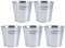 POPETPOP 5pièces Seaux De Fleurs Zinc Galvanisé Pots Décoratifs Vintage pour Jardin Et Maison