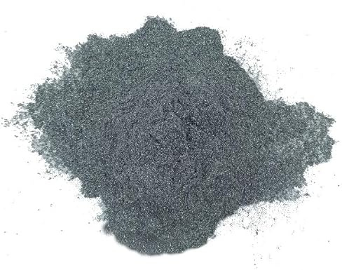 crigema Perlglanzpigmente in Pulverform – 50 g – Hohe Qualität für die bildende Kunst (SCHWARZ)