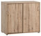 Lomadox Aktenschrank Schiebetürenschrank Büro Schrank Büroschrank 65cm in Eiche