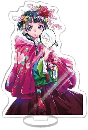 The Apothecary Diaries Maomao Figur Anime Acryl-Figur, Stehende Figur, doppelseitig, Desktop-Ornament, Display, Modell, 15 cm, Schreibtisch-Dekoration