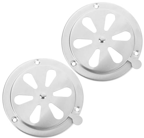 KITANDOVE 2 Cubiertas de Rejilla de Ventilación de Metal para Horno con Rejilla de Ventilación