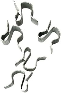 Britclips CR27 7-9 mm Cable Hangers, Cable Run Clip Flange, Cable Size 7-9 mm, Pack of 5 Clips