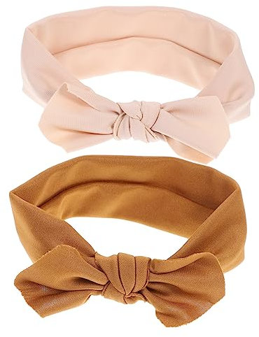 Vaguelly Baby-stirnbänder-set 2er-pack Baby-haarbänder Schleife Stirnband Für Neugeborene Mädchen Kleinkinder Haar-accessoires Für Mädchen