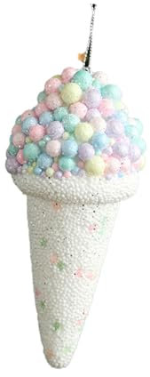 Ice Cream Hanging Ornament Christmas Tree Hanging Decoration Tiered Tray Decoration for Christmas Party Centerpieces