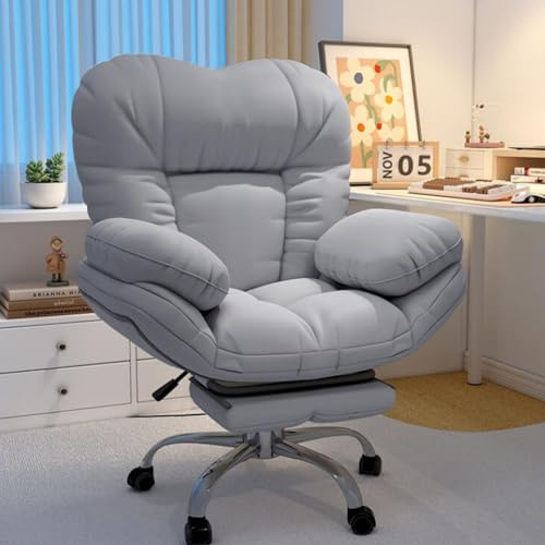 HYUFEIAO Gaming-Stühle, Bequeme Büro-Schreibtischstühle, Sessel für Schlafzimmer, Liegestuhl, Home-Office-Schreibtischstühle, Spiel-Computerstuhl, Rückenlehnenlift, Lazy-Sofa für Wohnzimmer