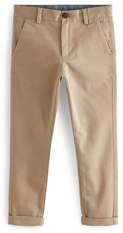 NEXT Jungen Chinohose mit Stretch (3-16 Jahre) – Skinny Fit Stein 158