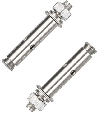 Lot de 2 boulons d'expansion M14 × 180 mm - M14 × 300 mm, chevilles de fixation robustes en acier inoxydable 304 for béton et maçonnerie.(M14x180mm)