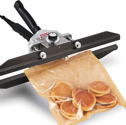 Hanchen 500mm Crimp-Heißsiegelgerät Tragbare Handheld Heißsiegelgerät 0~250℃ Folienschweißgerät Lebensmittelverpackungen Siegeln Bag Sealer für Aluminiumfolienbeutel, Kraftpapiertüten