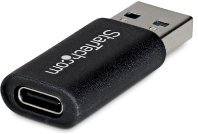 StarTech USB-A auf USB-C Adapter, USB 10Gbps, Stecker/Buchse, kompakt | Konverter, 5V 900mA, USB-C Buchse auf USB-A Stecker, treiberlos