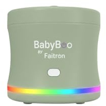 BabyBoo Chauffe-nourriture portable – Chauffe nourriture pour bébés avec batterie, contrôle via application, chauffage rapide 70 W, anneau LED, jusqu'à 45 °C, bac amovible, USB-C