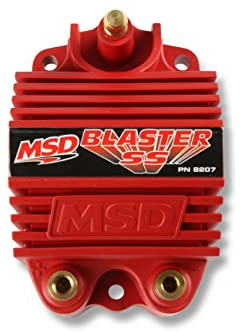 MSD 8207 Ignition Coil Blaster SS Series, 6-Series Ignitions, Red, Individual