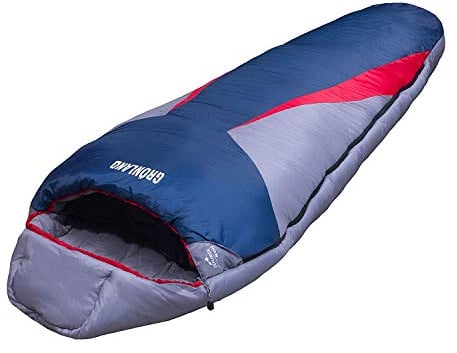 Mumienschlafsack Schlafsack Winter -23°C XXL 1900g Alaska Camping Grönland