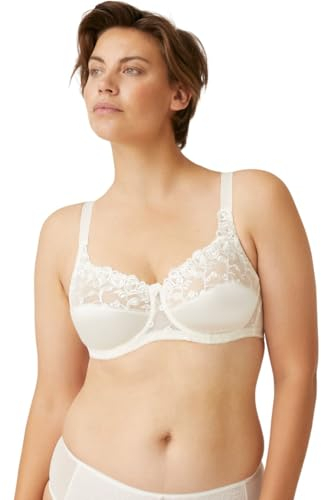 Naturana® Hochwertiger Damen BH mit Bügel [Cup B-E] BH sehr guter Halt bei schönem Dekolleté | 90 Champagner B