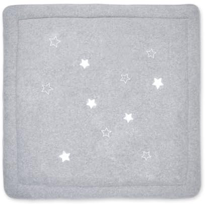 Bemini by Baby Boum 229STARY95TM Laufgittereinlage / Krabbeldecke STARY mixed grey 100x100 cm ,grau