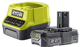 Ryobi RC18120-113 ONE+ Batterie lithium-ion 18 V 1,3 Ah, vert, RC18120-120