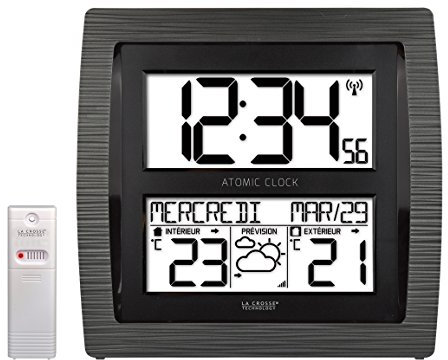La Crosse Technology - WS8030 Station météo Murale - Noir