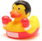 Badeente Boxer I Quietscheentchen I L: 8 cm I inkl. Badeenten-Schlüsselanhänger im Set