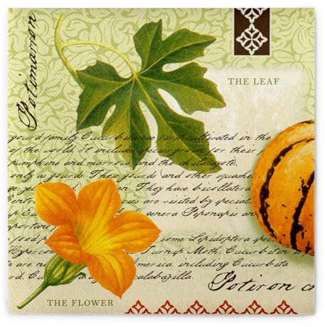 Mank GmbH Airlaid-Servietten 40x40 cm Premium Einweg-Serviette stoffähnlich und saugstark perfekt für Herbstfeste & Partys 50 Stück Luca