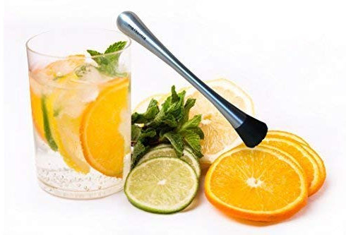 Faneli Cocktail-Zerstäuber aus Edelstahl, gemischte Löffel, Mashes Früchte, Kräuter und Gewürze für Cocktails -Werkzeug - Machen Sie perfekte Mojitos, altmodisch, Minzjuleps und viele andere