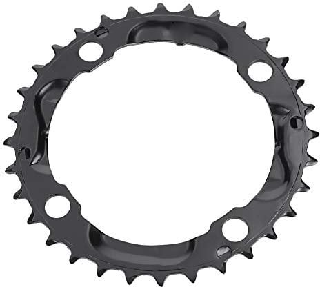 Alomejor Fahrradkettenblatt 32T 104mm BCD Hochfester Stahl Runden Kettenblatt Single Speed Kettenblatt für die meisten Fahrrad Mountainbike, 9-Fach