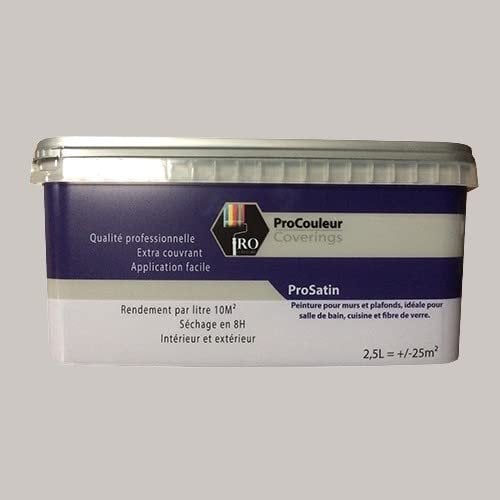 Pro Couleurs Peinture acrylique satinée 2,5L Lune 2,5 L