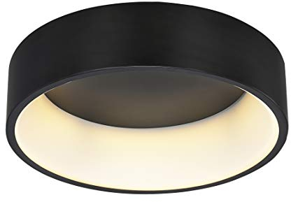 WOFI PURE Deckenleuchte, Acryl, 36 W, Schwarz