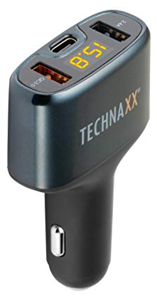 technaxx QC 3.0 & USB-C KFZ-Ladeadapter TE18