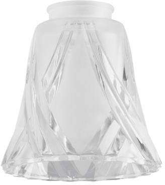 Dysmio Ceiling Fan Light Covers, Frosted Shade Ceiling Fan Globes Replacement Glass Light Fixture Replacement Glass, Lighting Replacement Shade Height: 5.25, Depth: 5, Width: 4.9 Fitter Size 2.25