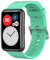 Wownadu Armband Kompatibel für Huawei Watch Fit Armbänder Damen Herren Ersatzarmband, Verstellbarer Sport Uhrband,Zubehör Blaugrün Blau (kein uhr)