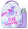 Smash 22827 99% Unicorn Insulated Lunch Bag and 500ml Bottle, Purple, Polyester, 500 milliliters