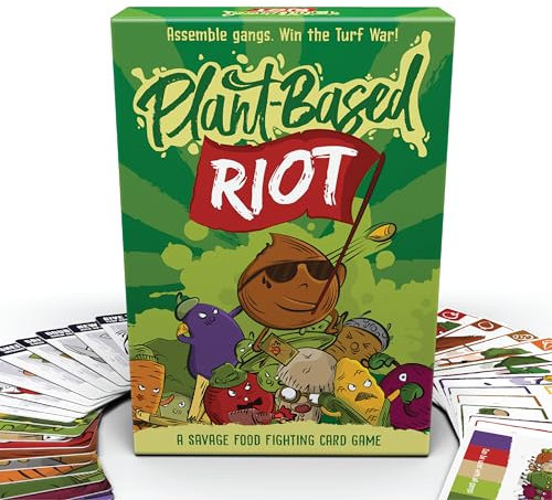 Bubblegum Stuff - Plant Based Riot | Strategic Set Collecting Card Game | Fun Family Game | 98 Poker-Size Cards - 2-5 Players