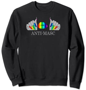Funny Gay Anti-Masc Lippen und Nägel LGBTQ+ Pride Month Sweatshirt