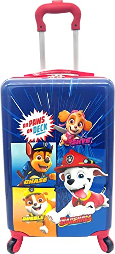 Fast Forward Kinder-Lizenzprodukt, Hartschalengepäck, 50,8 cm, leicht, Handgepäckkoffer, Mehrfarbig, Carry-On 20 Inch, Paw Patrol