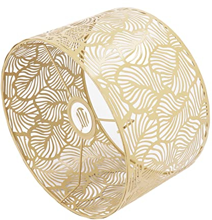 Abat-jour Moderne Style Simple Creusé Conception Lumière Couverture Décoration de La Maison pour E14 E27 Ampoules (Or)