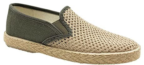 neles Zapatillas Comodas Rejilla Hombre 5008 Color: Verde Talla: 42