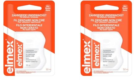 Elmex Filo Interdentale Non Cerato, 50 m (Confezione da 2)