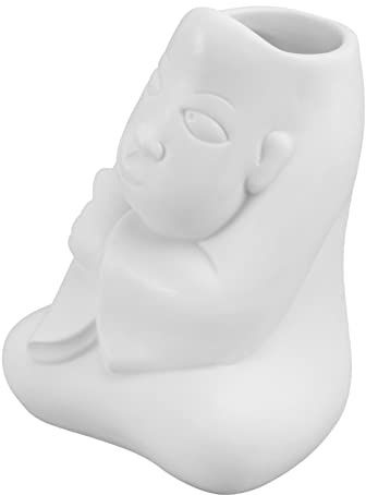 Cabilock Florero De Cerámica Ideal para Jarrones De Flores Secas Estilo Moderno y Elegante