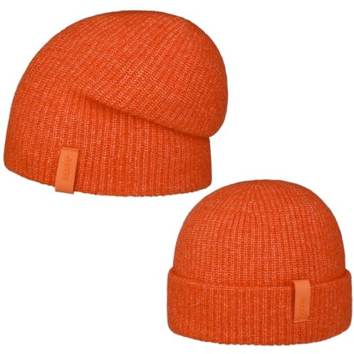 Barts Rhodoz 2-Way Beanie Strickmütze Umschlagmütze Wintermütze (One Size - orange)