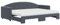 vidaXL Tagesbett, Ausziehbar Schlafsofa mit Matratzen, Bettsofa Gästebett für Schlafzimmer Wohnzimmer, Sofa Bett Ausziehbett, Dunkelgrau 80x200 cm Samt