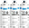H HANSEL HOME Pintura Spray Base Agua 400ml - Para Muebles, Metal, Plástico y Madera - Ecológica y Sin Olor, Colores Duraderos - Blanco Satinado, 3 unidades