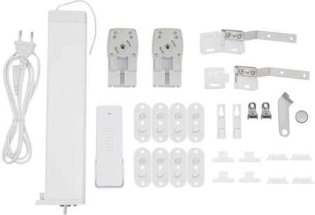 Elektrische Vorhangschiene,4.2m Maßgeschneidert Komplett Montierte Intelligente Elektrische Vorhangschiene Motorisierte Vorhangschiene Mit Fernbedienung,Für I-Schiene,U-Schiene