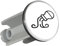 Huuraa Waschbeckenstöpsel Wassermann Sternzeichen Symbol 4cm Stopfen mit Tierkreiszeichen Symbol Geschenk Idee für Freunde und Familie